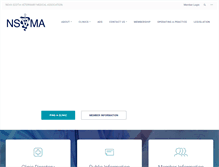 Tablet Screenshot of nsvma.ca